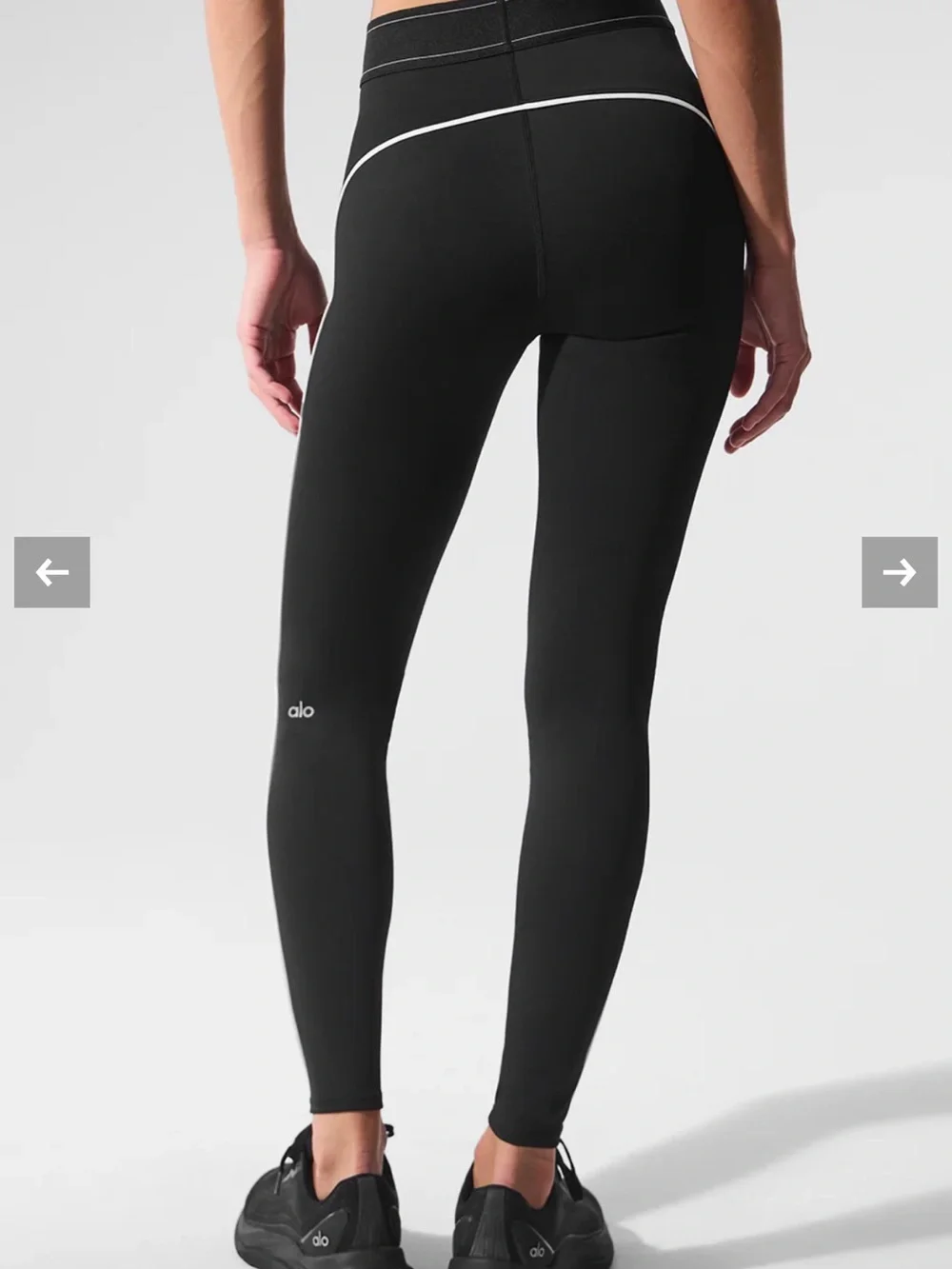 ALO Yoga Black High-Waist Airlift Legging and Bra!